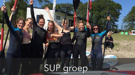 SUP-school-groep