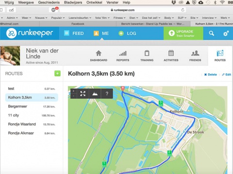 Navigatie-op-de-sup-runkeeper