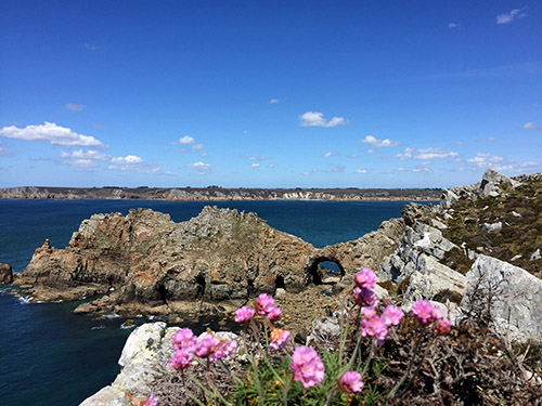 Leersup bretagne uitzicht kliffen