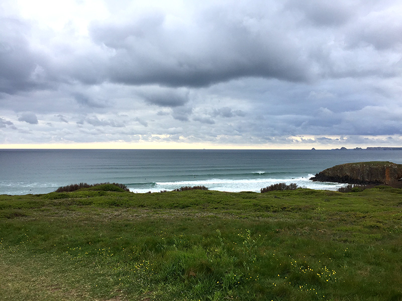 bretagne leersup golven uitzicht