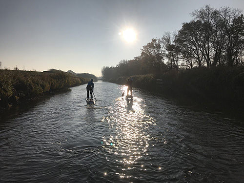 Sup route Den Helder Linie zon