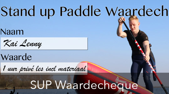 SUP-lessen-waarde-cheque