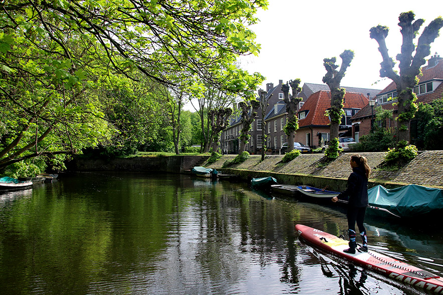 SUP Route Naarden Vesting binnen de muren