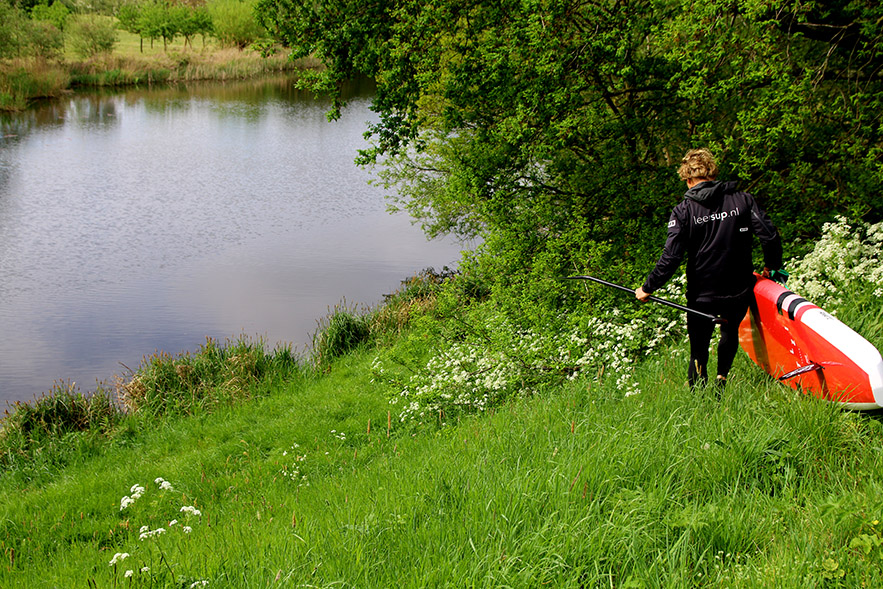 SUP Route Naarden Vesting klunen