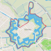 SUP route Naarden vesting kaart