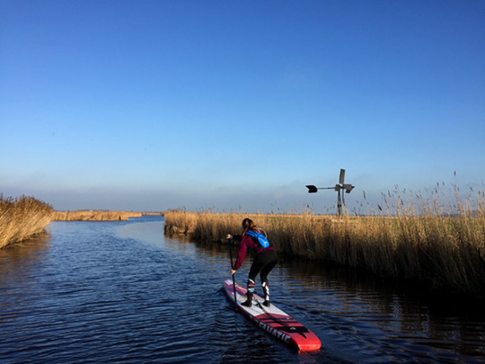 SUP tour eilandspolder 11km linda