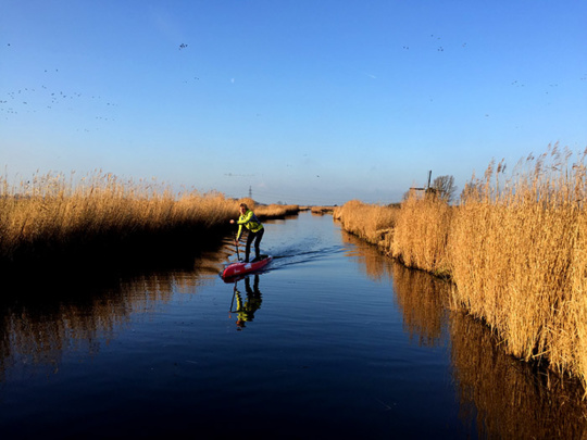 SUP tour eilandspolder 11km niek vogels