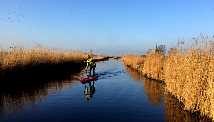SUP tour eilandspolder 11km niek vogels